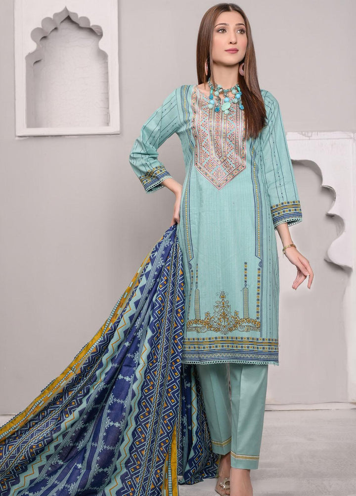 Pretty Petals By Ruqayyah Embroidered Lawn Suits Unstitched 3 Piece RQY22PP 04 - Summer Collection