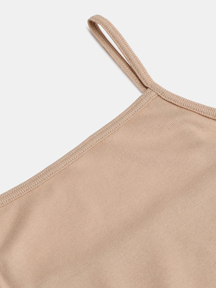 Dhaga Women Western Solids T- Shirt jersy Pack of 3 Women Skin Camisole DT10004 - Summer Collection