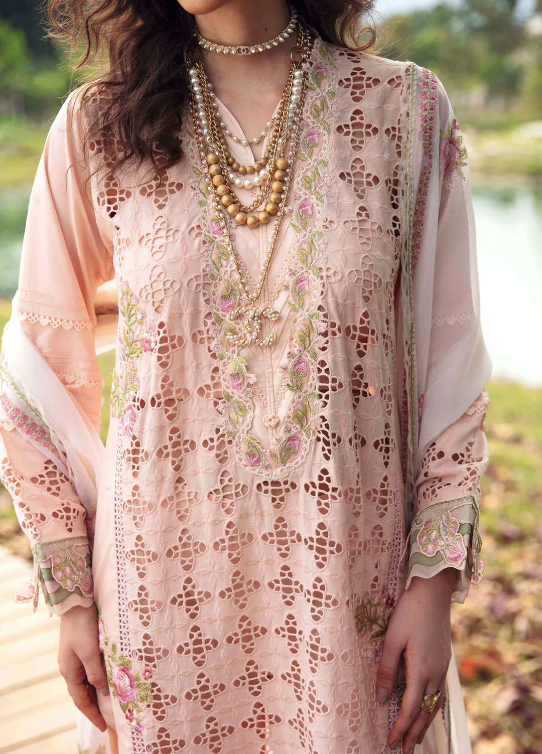 Sable Vogue Embroidered Lawn Suit Unstitched 3 Piece SV24LL SL-03-24 Asmara - Luxury Summer Collection