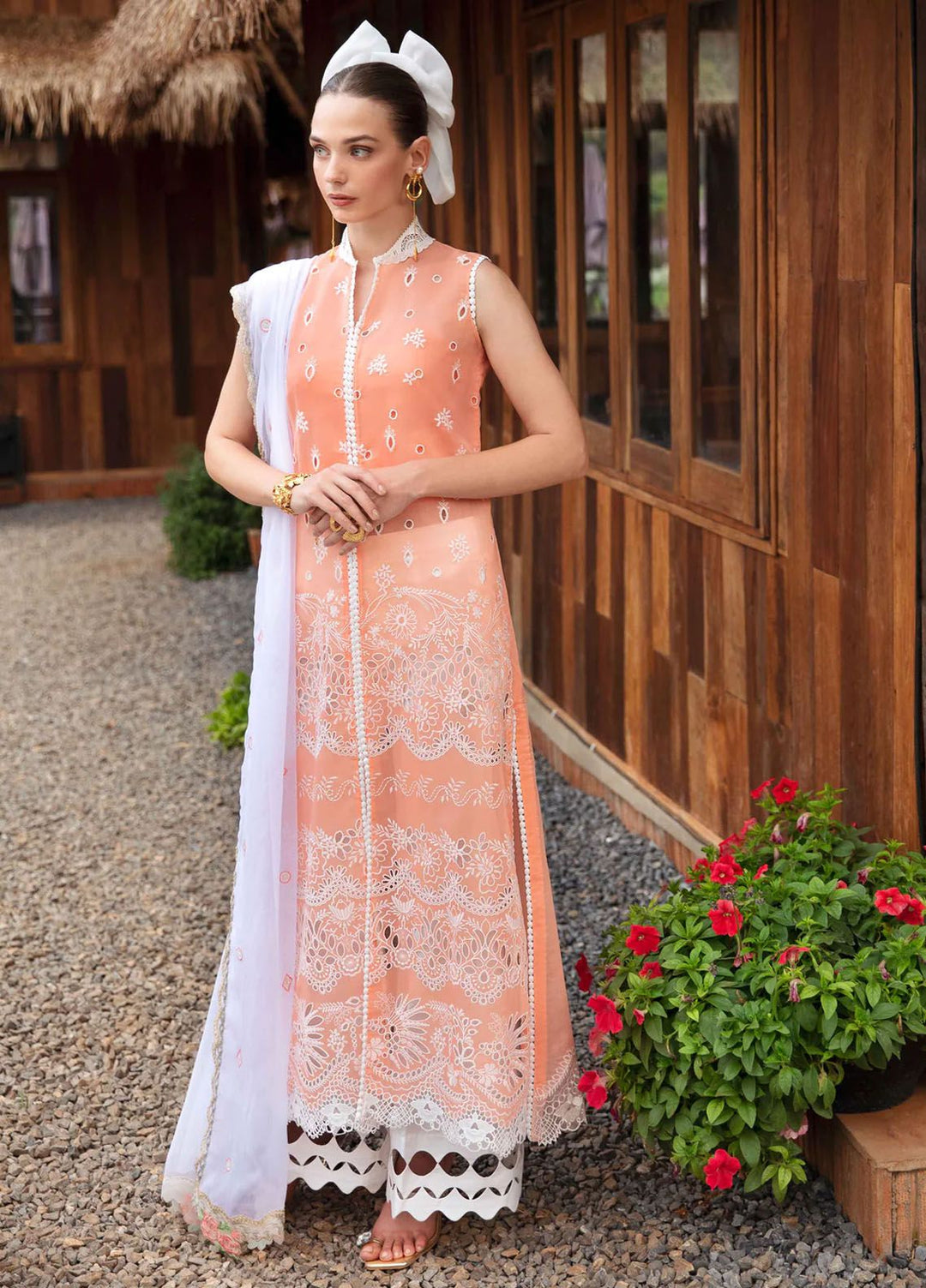 Sable Vogue Embroidered Lawn Suit Unstitched 3 Piece SV24LL SL-05-24 Linnea - Luxury Summer Collection