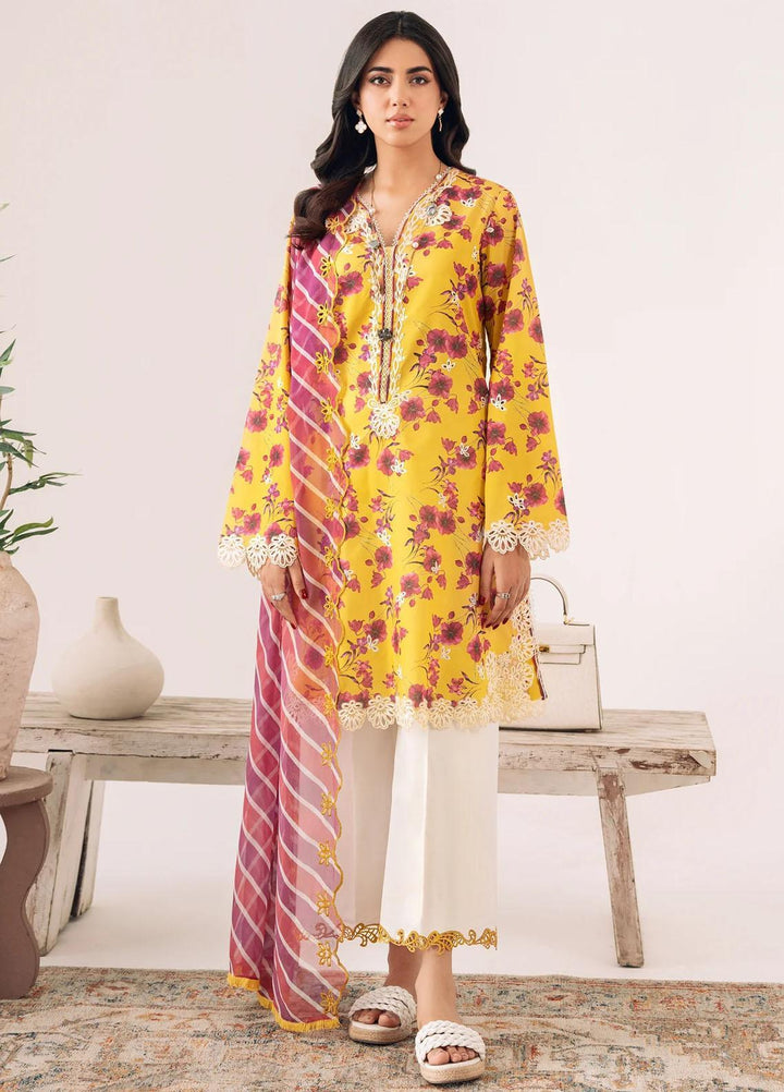 Sable Vogue Embroidered Lawn Suits Unstitched 3 Piece SV23LL SAL-03-23-V1 - Summer Collection