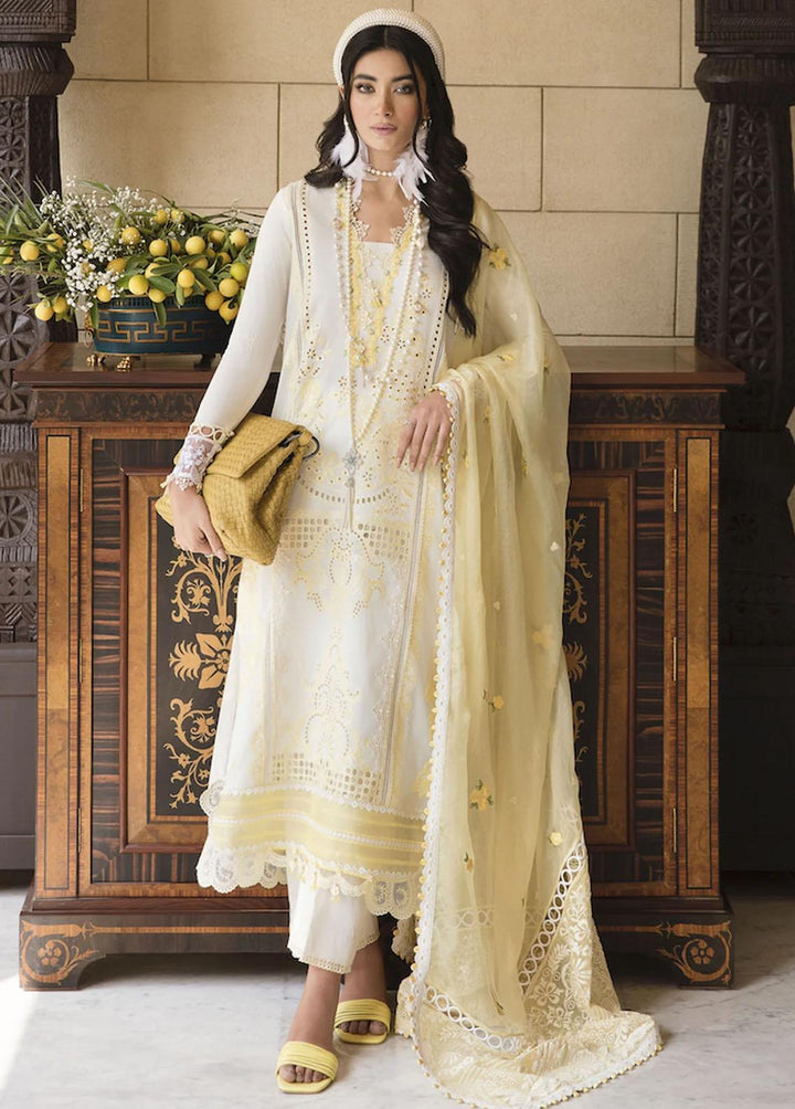 Sable Vogue Embroidered Lawn Suits Unstitched 3 Piece SV23L SL-07-23-V1 BELA - Luxury Collection