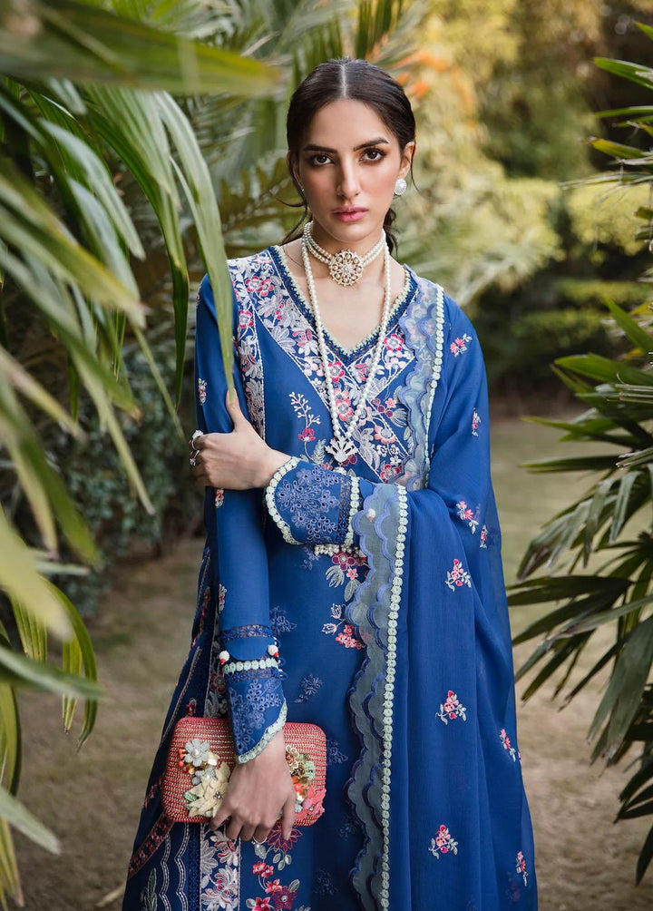 Sable Vogue Embroidered Lawn Suits Unstitched 3 Piece SV23L SL-08-23-V1 EDEN - Luxury Collection