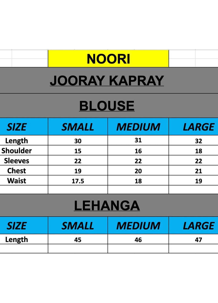 Jooray Kapray Pret Embroidered  3 Piece Suit JKAE001 Noori