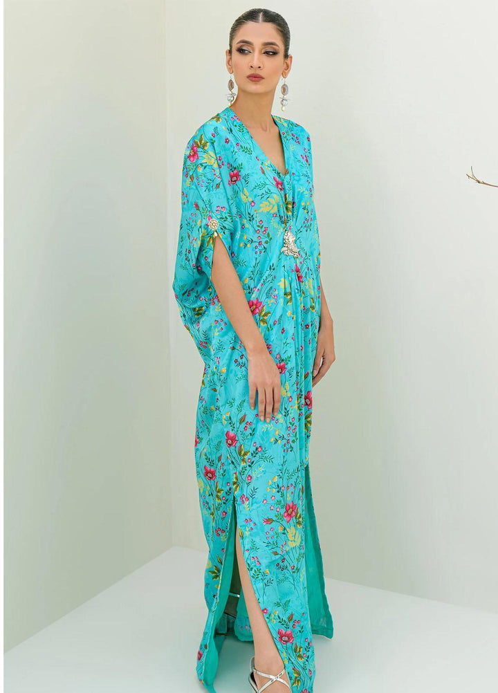 Jooray Kapray Pret Printed Silk Kaftan JKAE005 Fhiroza
