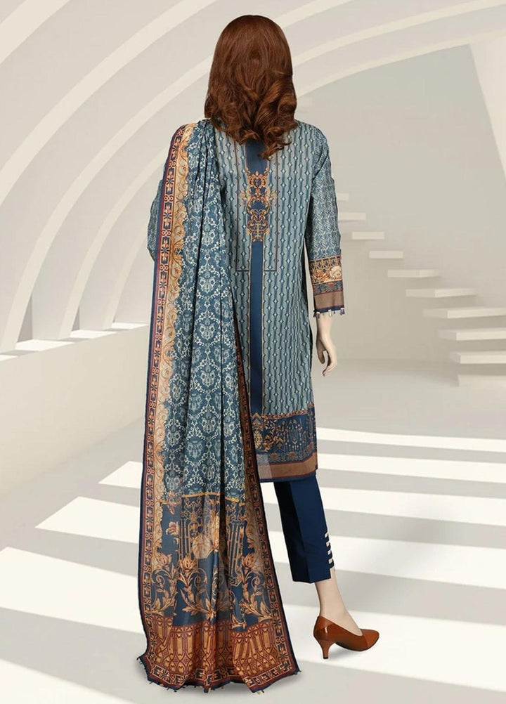 Saffron By Saya Printed Lawn Suits Unstitched 2 Piece SY21S CAUGHT IN THE MOMENT UG-2105-2A - Summer Collection