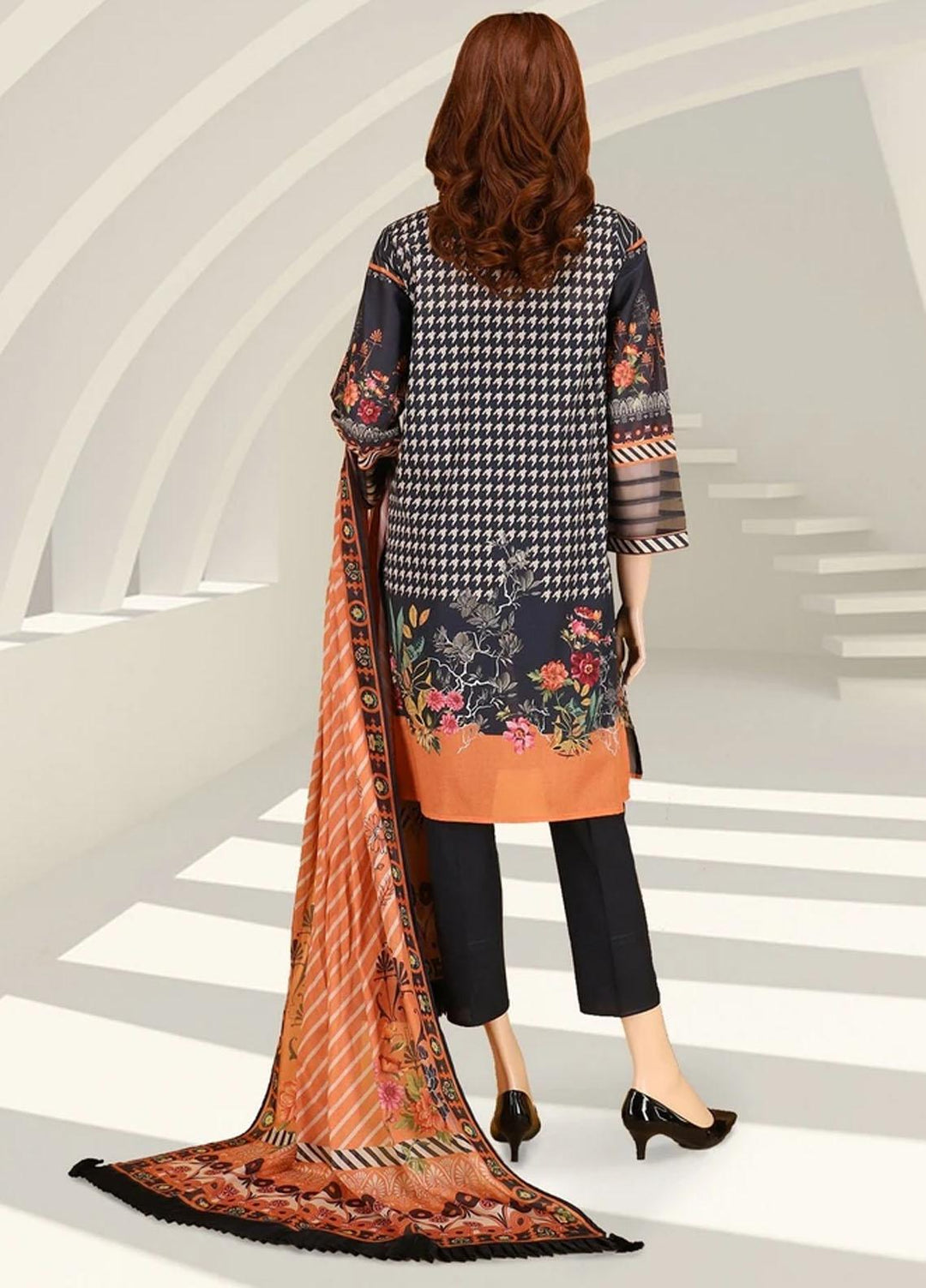 Saffron By Saya Printed Lawn Suits Unstitched 2 Piece SY21S DAWN UB-2102-11C - Summer Collection