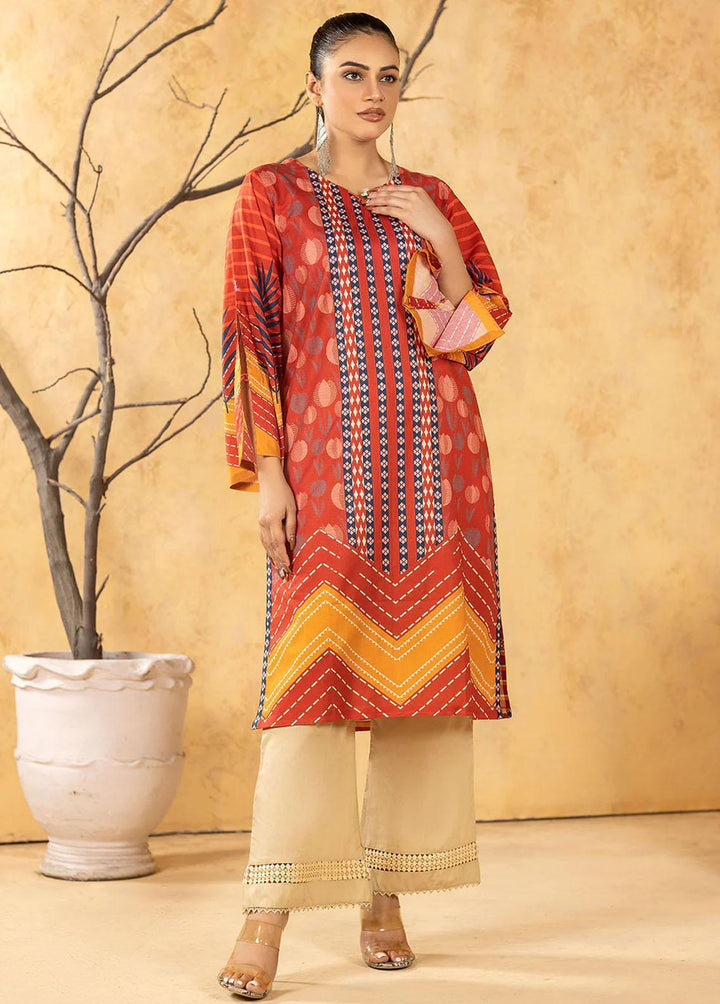 Safwa Printed Cotton  Unstitched Kurti SW23-CK4 SKD-285 - Summer Collection