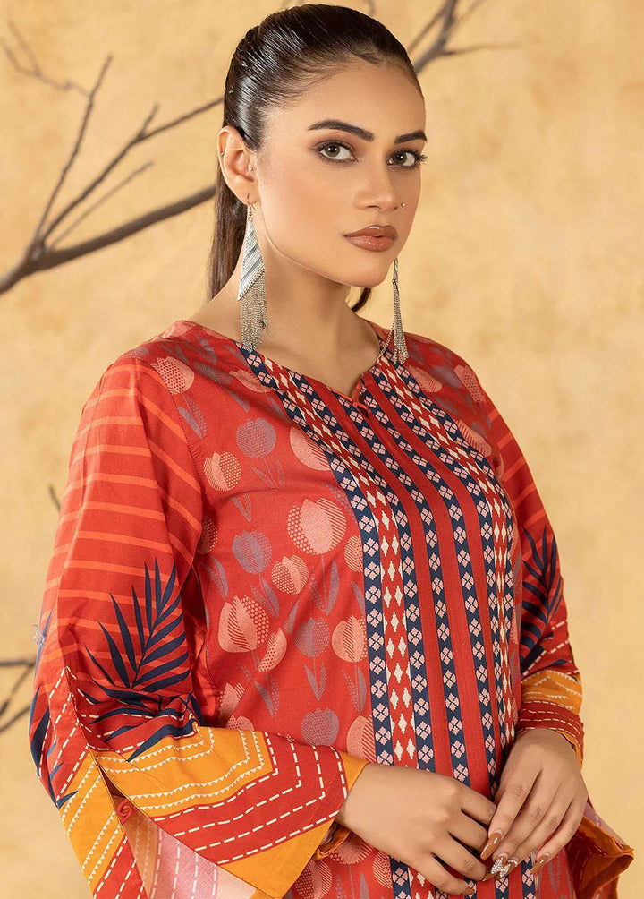 Safwa Printed Cotton  Unstitched Kurti SW23-CK4 SKD-285 - Summer Collection