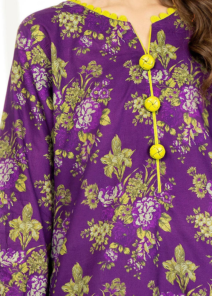 Safwa Printed Lawn Suits Unstitched 2 Piece SW23O OR-08 - Summer Collection