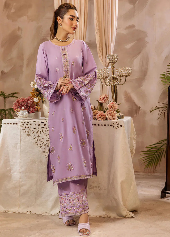 Safwa Pret Embroidered Lawn 2 Piece Suit D-10