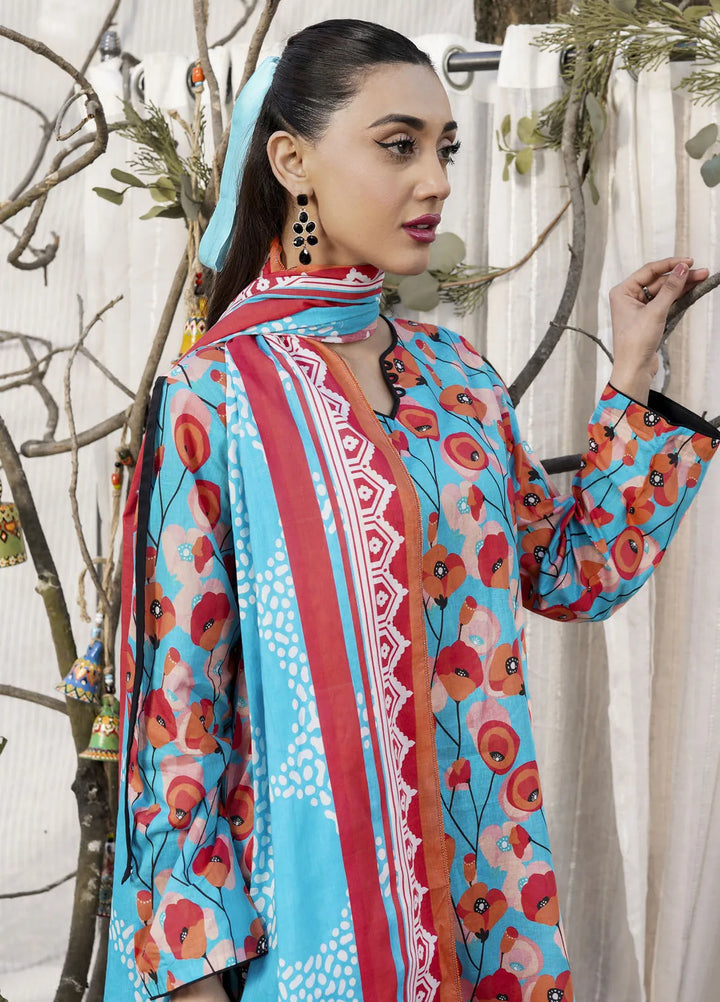 Safwa Pret Printed Lawn 3 Piece Suit P000515