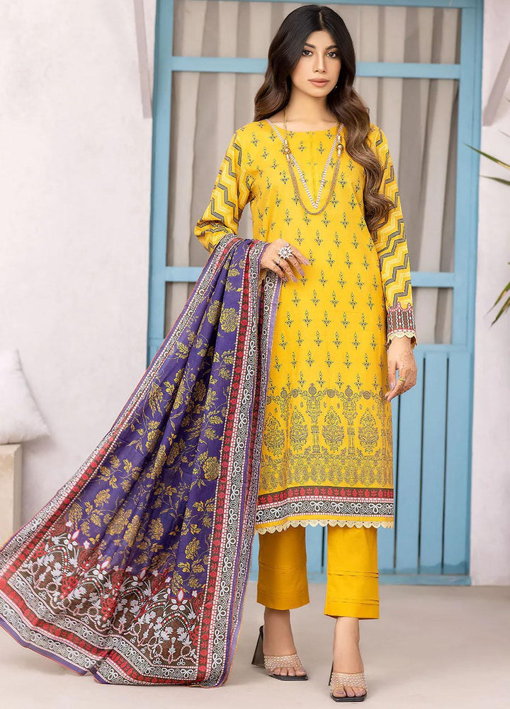 Safwa Printed Lawn Suits Unstitched 3 Piece SW23SP-V4 SSP-32 - Summer Collection
