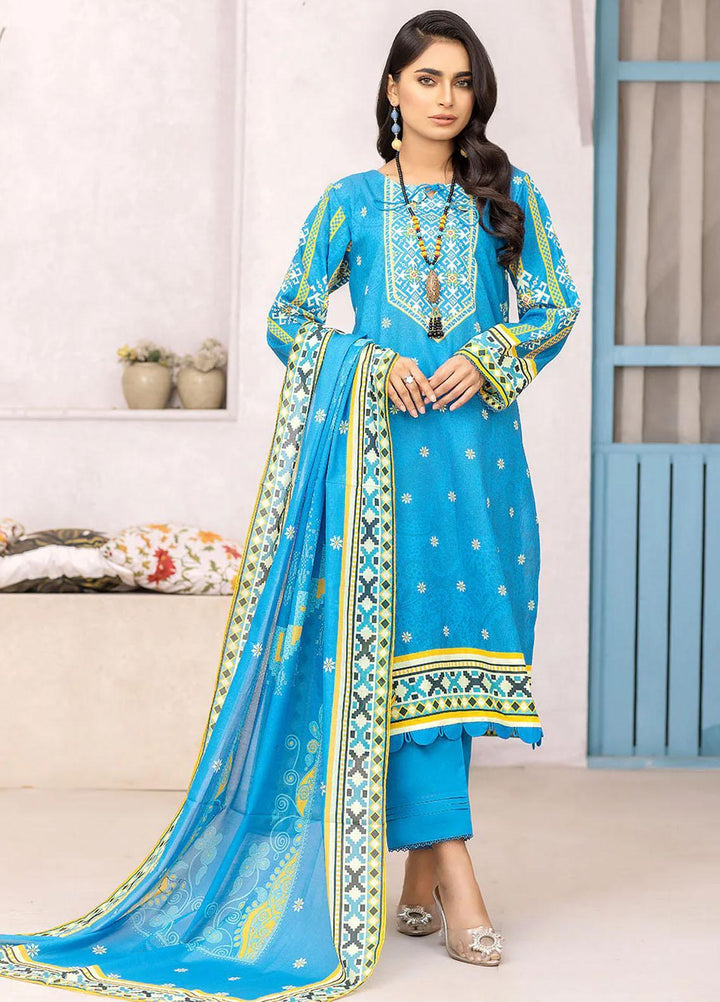 Safwa Printed Lawn Suits Unstitched 3 Piece SW23SP-V4 SSP-35 - Summer Collection