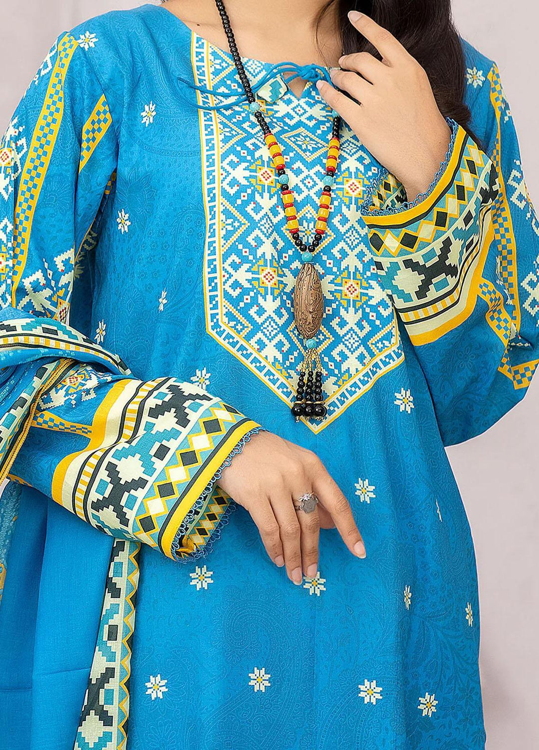 Safwa Printed Lawn Suits Unstitched 3 Piece SW23SP-V4 SSP-35 - Summer Collection