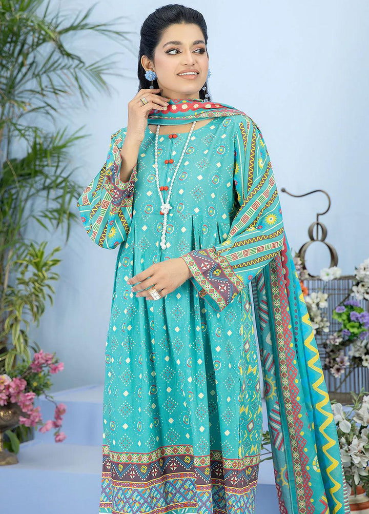 Safwa Printed Lawn Suits Unstitched 3 Piece SW23SP-V5 SSP-48 - Summer Collection