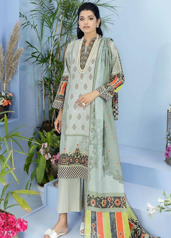 Safwa Printed Lawn Suits Unstitched 3 Piece SW23SP-V5 SSP-50 - Summer Collection