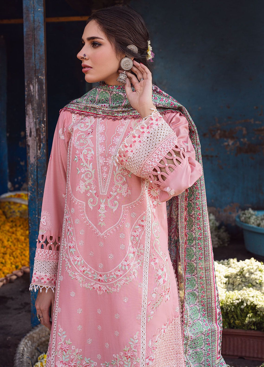 Sahakari by Sahane Embroidered Lawn Suits Unstitched 3 Piece SNE24SK CT-10004 Mohini - Summer Collection
