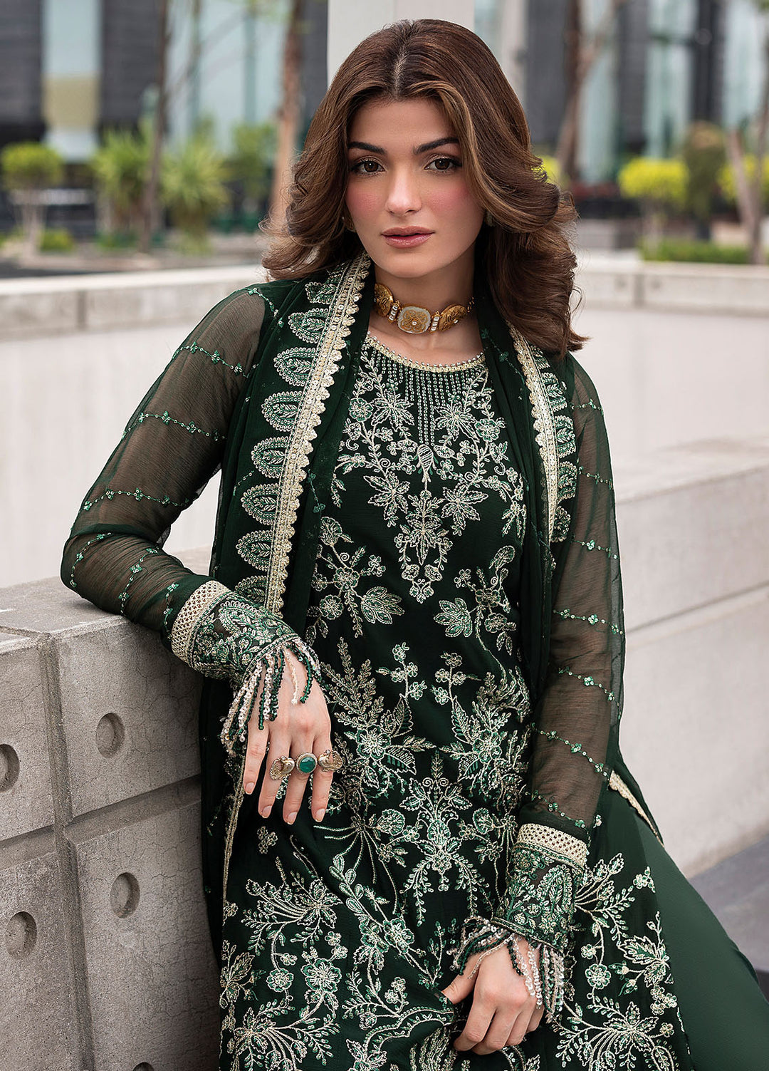 Sahane Sahane Embroidered Chiffon Suits Unstitched 3 Piece CT 25004 Everyn ...
