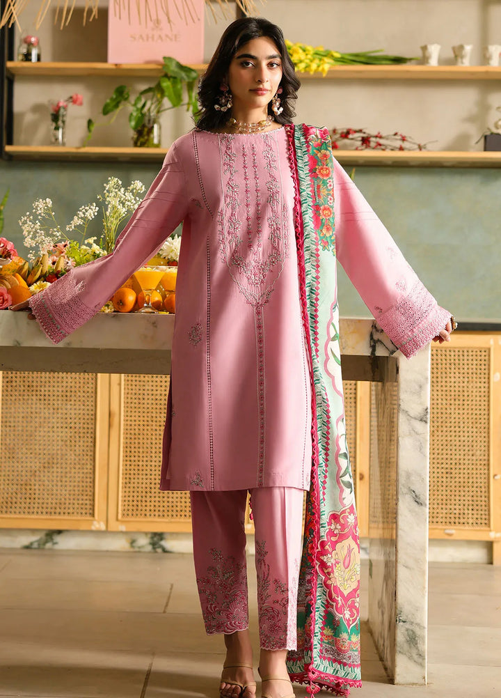 Sahane Embroidered Lawn Suits Unstitched 3 Piece SNE25IL CT-21009 Zira - Summer Collection