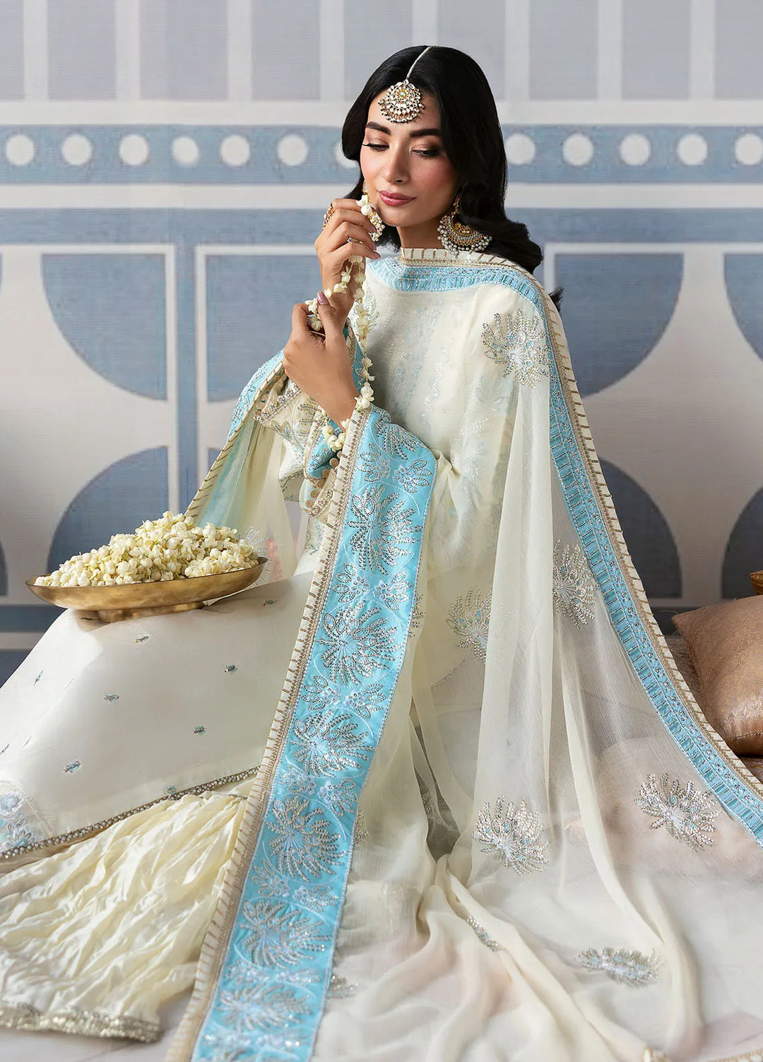 Sahane Embroidered Raw Silk Suits Unstitched 3 Piece SNE24TG TSG-03 Glow - Festive Collection