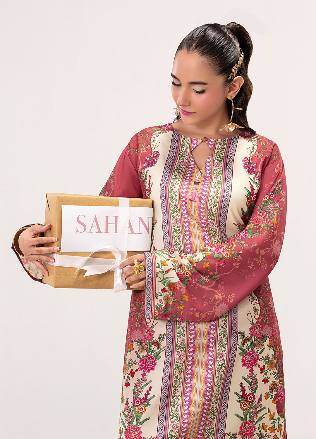 Sahane Pret Printed Poly Lawn 2 Piece Suit ME26008 OOTD