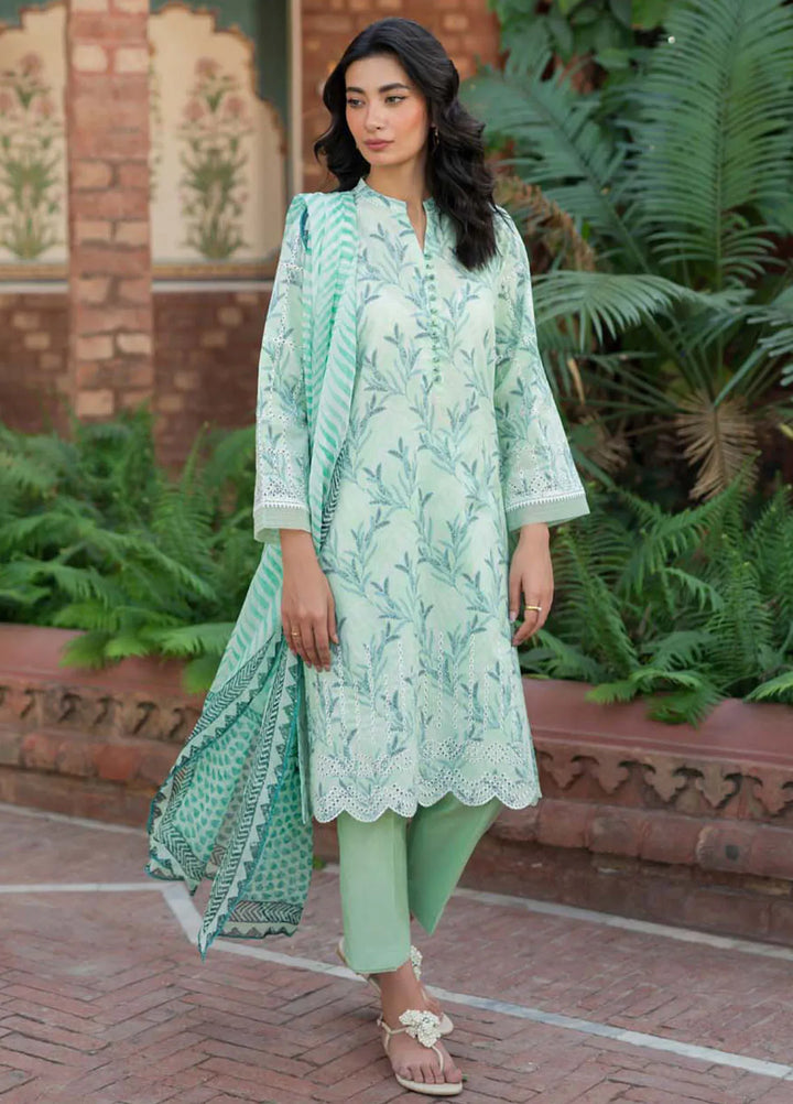 Sahar Embroidered Lawn Suit Unstitched 3 Piece SHR24S S24-EL-V2-03 - Summer Collection