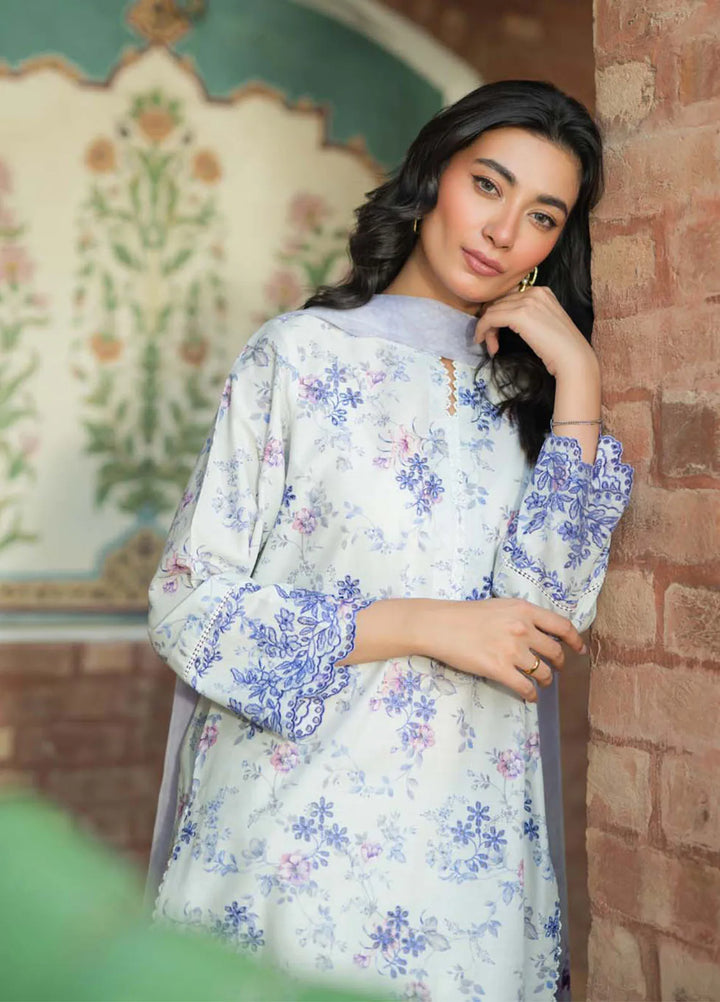 Sahar Embroidered Lawn Suit Unstitched 3 Piece SHR24S S24-EL-V2-04 - Summer Collection