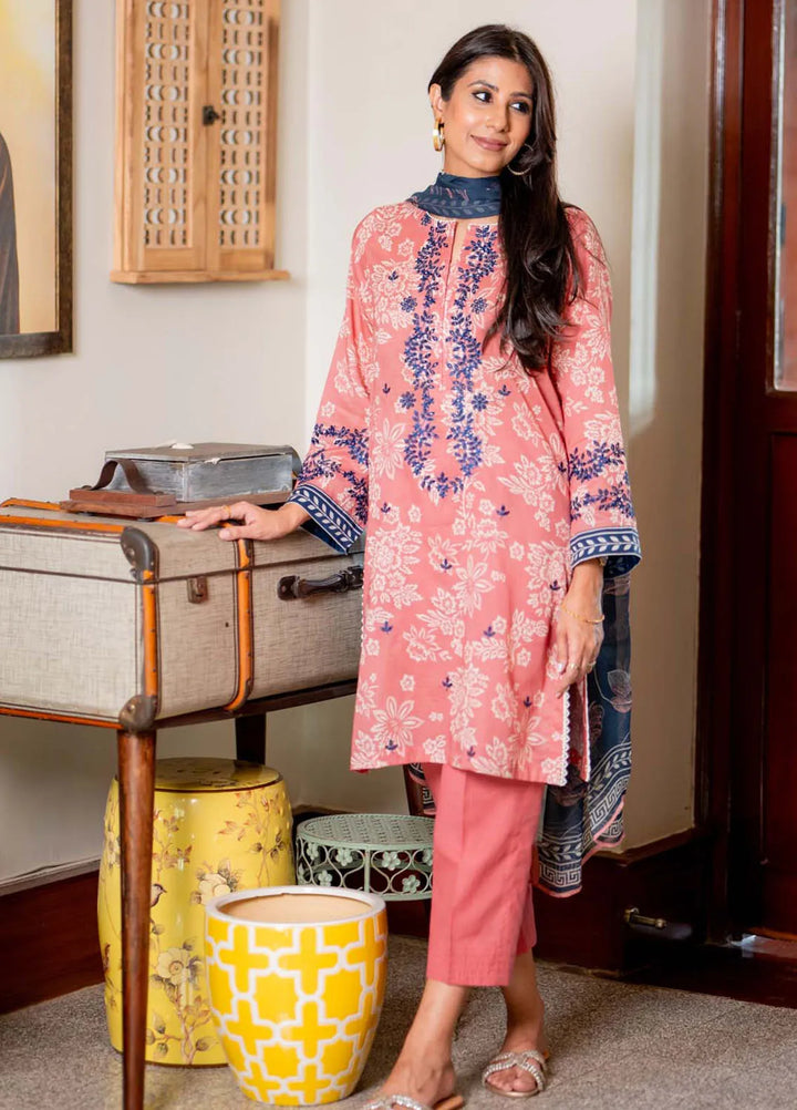 Sahar Embroidered Lawn Suit Unstitched 3 Piece SHR24S S24-EL-V2-05 - Summer Collection