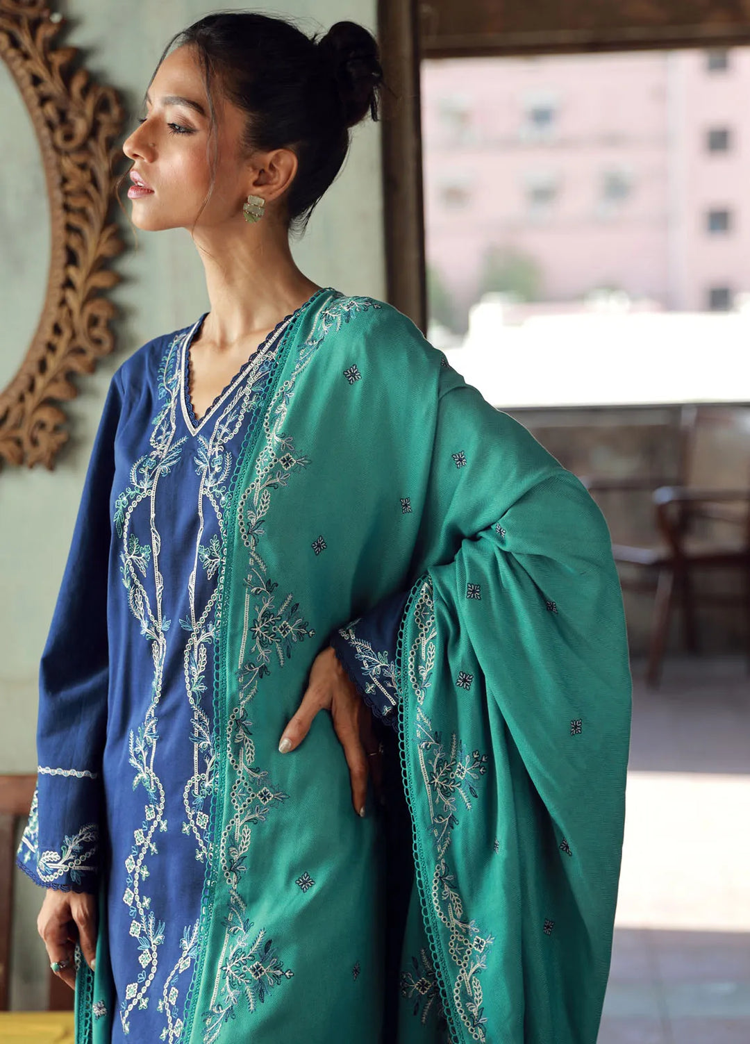 Sahar Embroidered Viscose Suit Unstitched 3 Piece SHR24 CV-24-V3-02 Monas Muse - Winter Collection