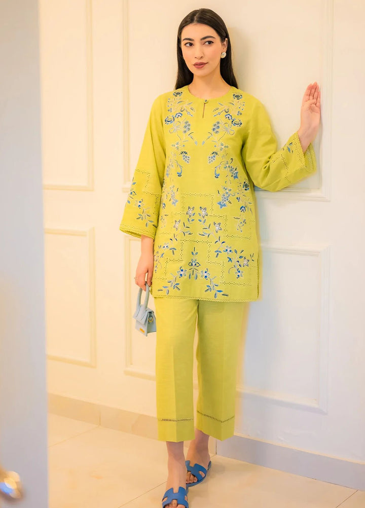 Sahar Pret Embroidered Jacquard 2 Piece Suit Ssed-Rk-01