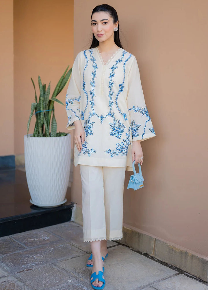 Sahar Pret Embroidered Jacquard 2 Piece Suit Ssed-Rk-07