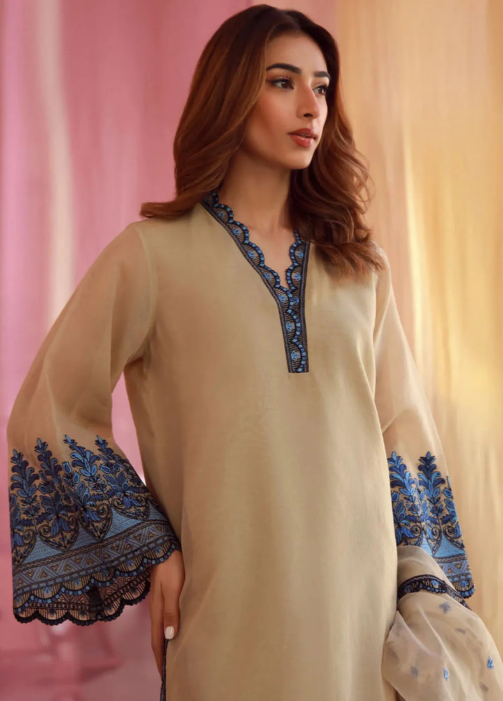 Sahar Pret Embroidered Organza 3 Piece Suit SSSF-RK-04 Gilded Grace