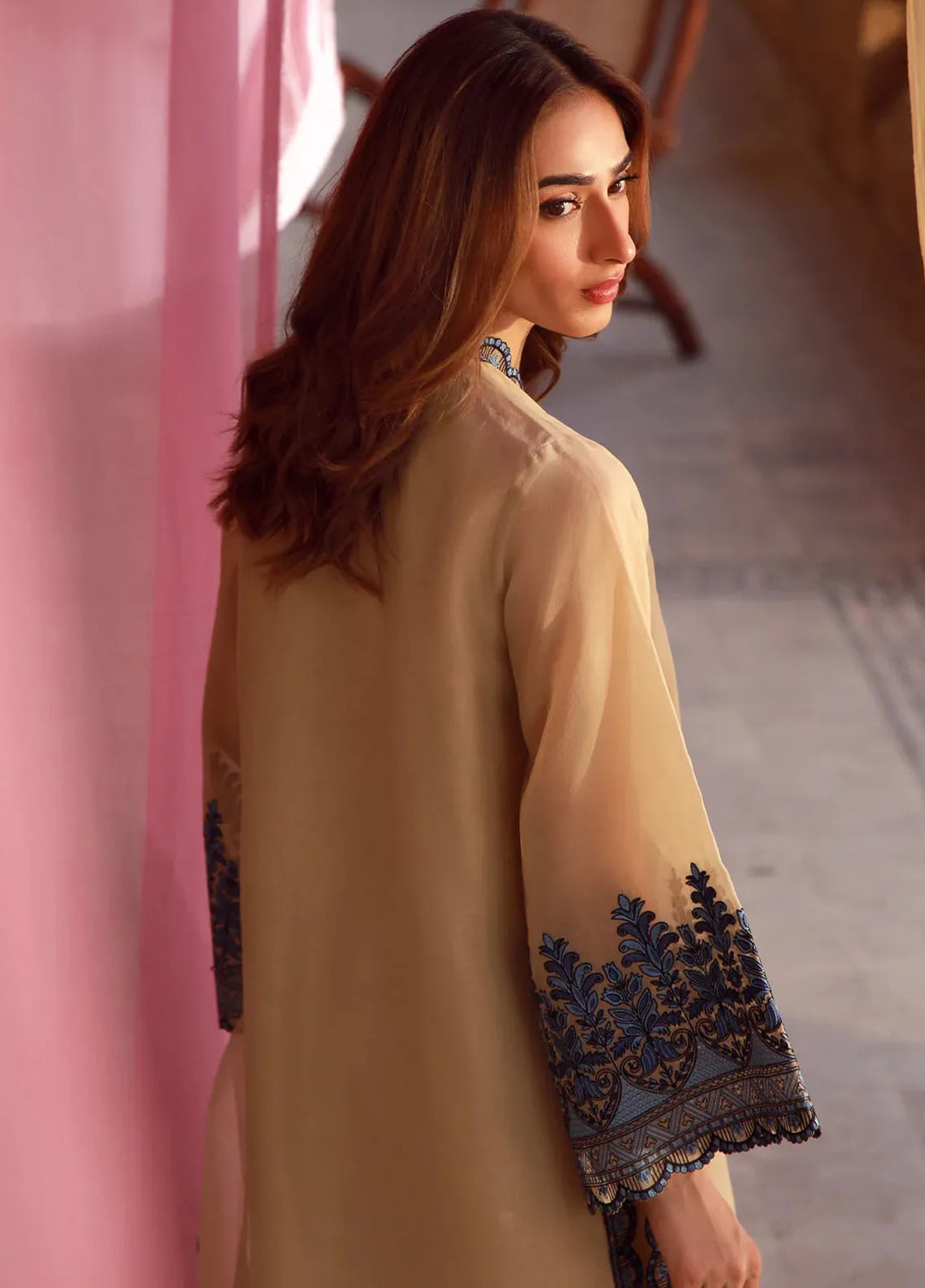 Sahar Pret Embroidered Organza 3 Piece Suit SSSF-RK-04 Gilded Grace