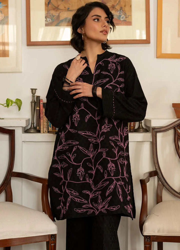 Sahar Pret Embroidered Self Jacquard 2 Piece Suit SSFT-RK-V2-01 Botanical Harmony