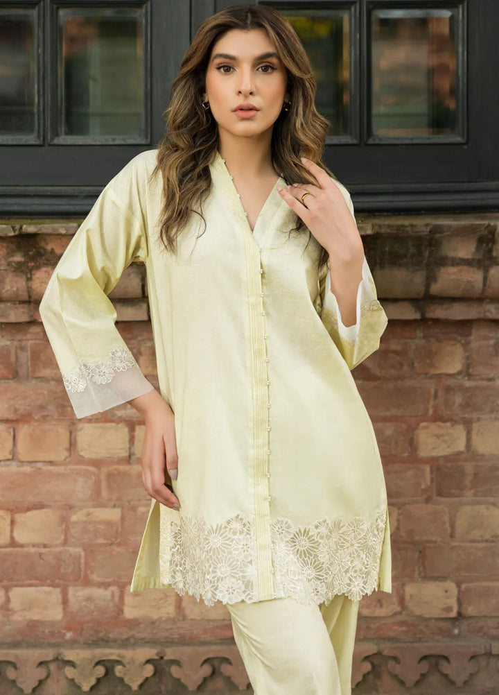 Sahar Pret Embroidered Self Jacquard 2 Piece Suit SSFT-RR-V1-02 Floral Fantasy