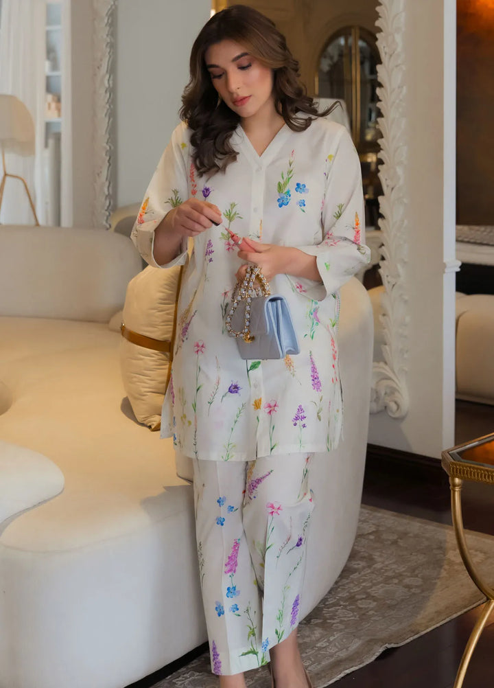 Sahar Pret Printed Cambric 2 Piece Suit Whimsical Garden