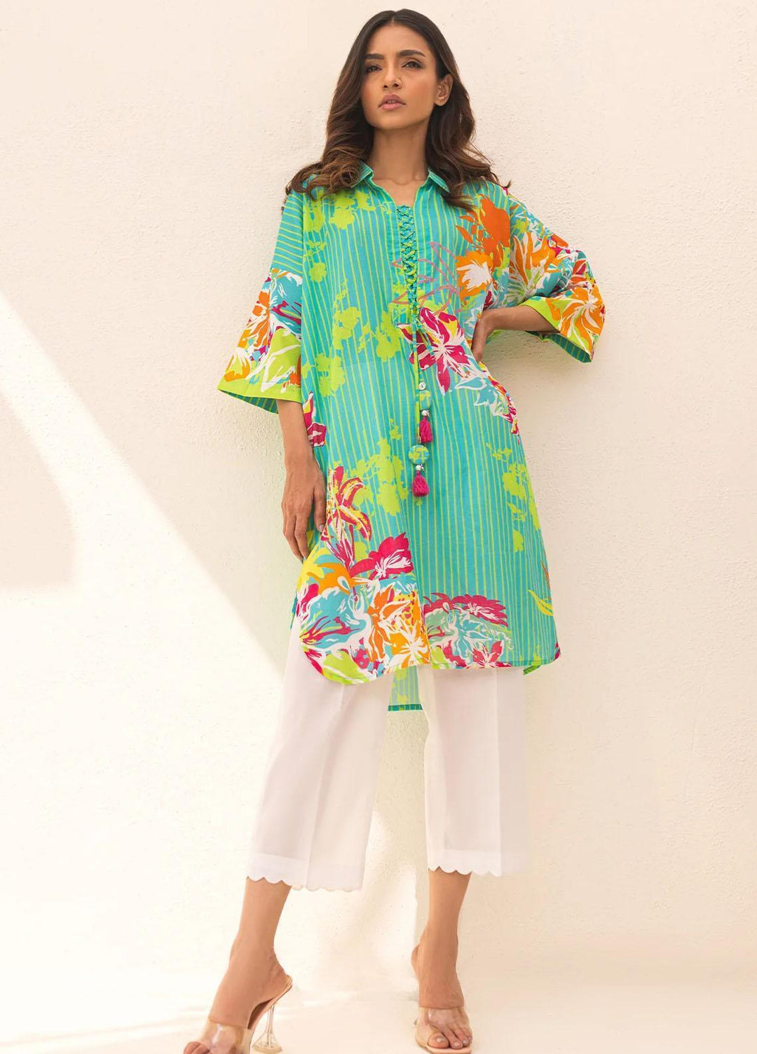 Sahar Printed Lawn  Unstitched Kurti SHR23K SSL-V1-23-11 - Summer Collection