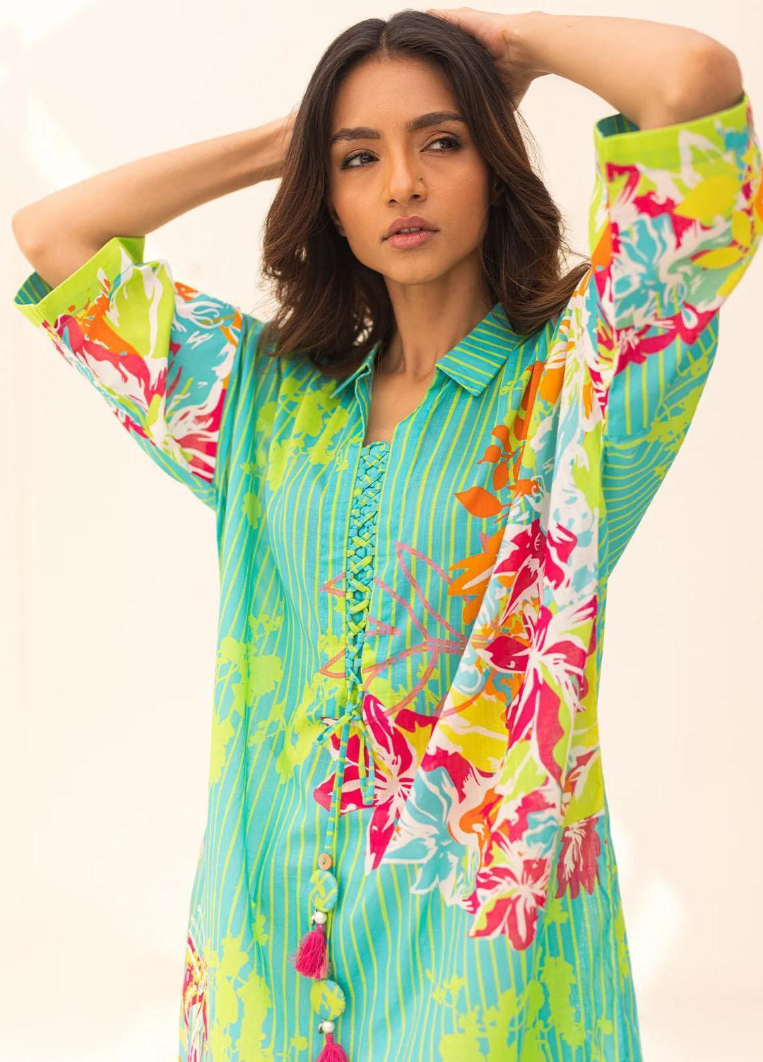 Sahar Printed Lawn  Unstitched Kurti SHR23K SSL-V1-23-11 - Summer Collection