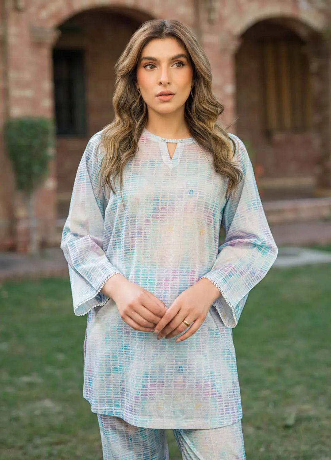 Sahar Printed Lawn Suit Unstitched 2 Piece SHR24S S24-PL-V2-14 - Summer Collection