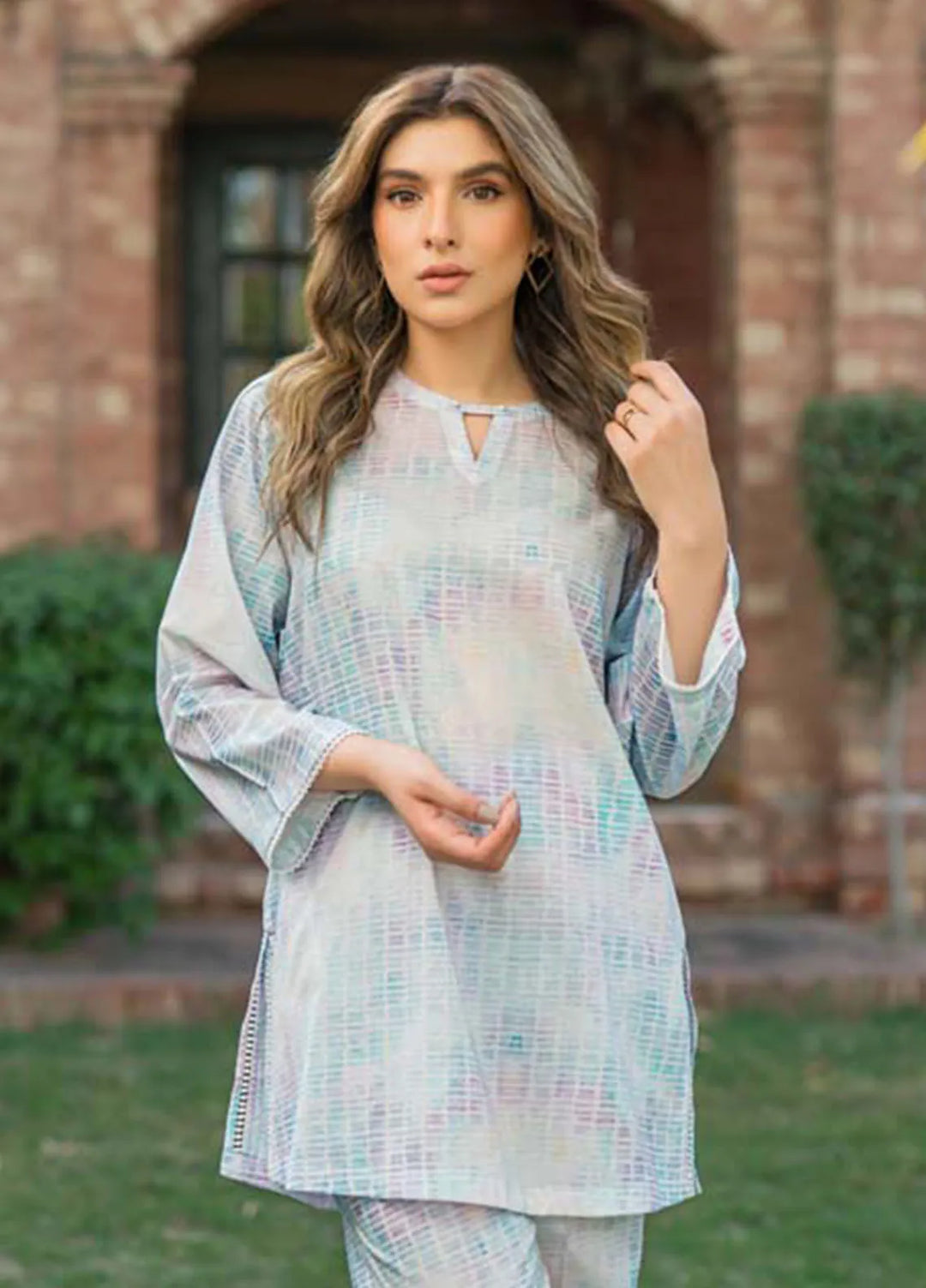 Sahar Printed Lawn Suit Unstitched 2 Piece SHR24S S24-PL-V2-14 - Summer Collection