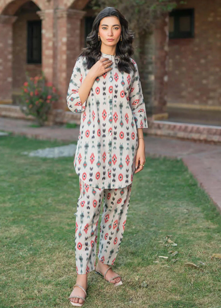 Sahar Printed Lawn Suit Unstitched 2 Piece SHR24S S24-PL-V2-15 - Summer Collection