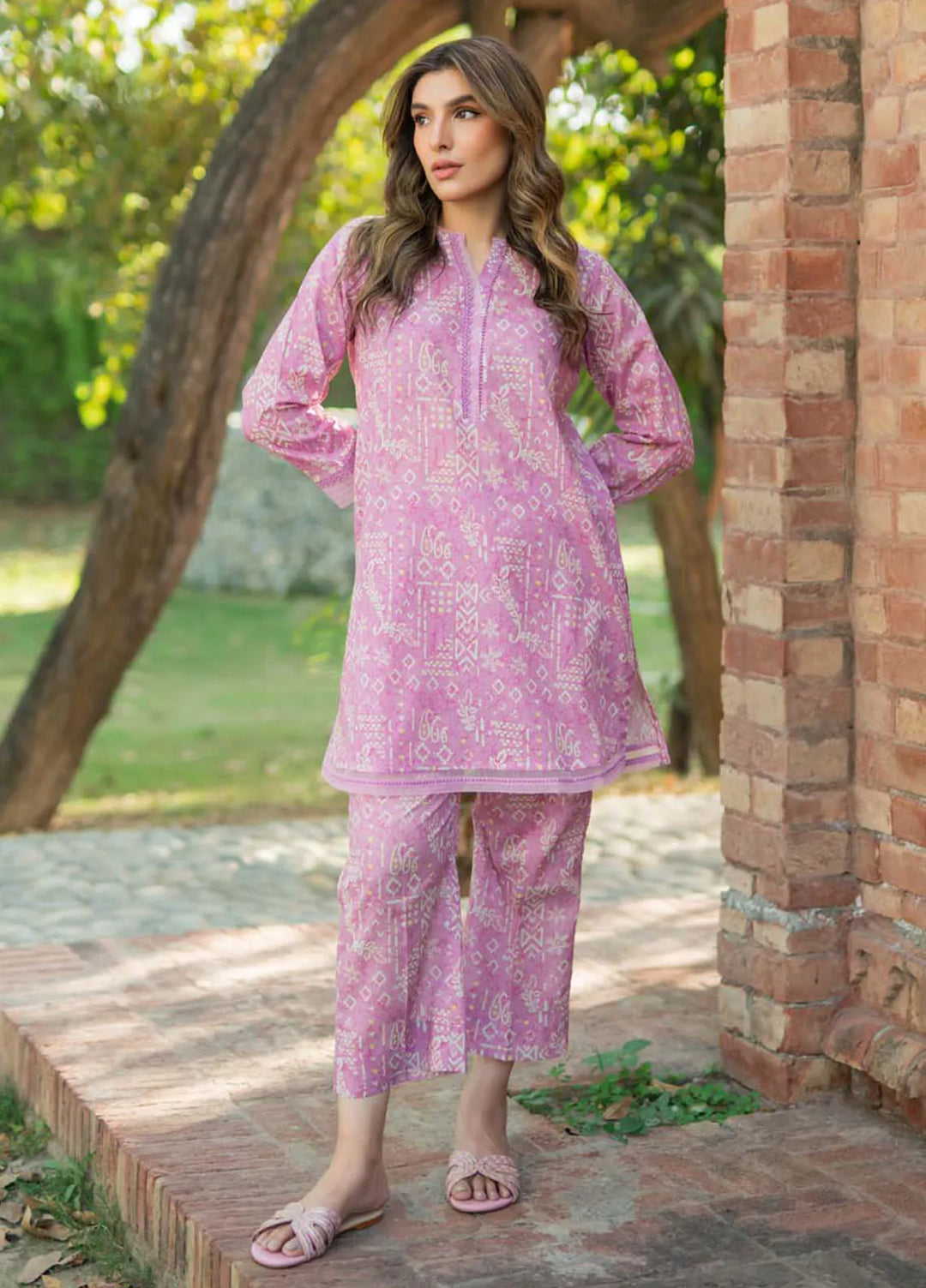 Sahar Printed Lawn Suit Unstitched 2 Piece SHR24S S24-PL-V2-16 - Summer Collection