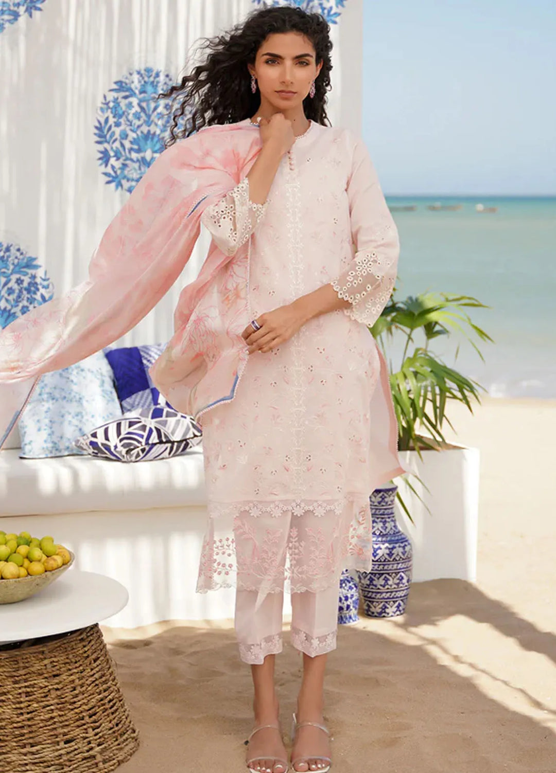 Sahar Printed Lawn Suit Unstitched 3 Piece SHR24F D-02 - Summer Collection