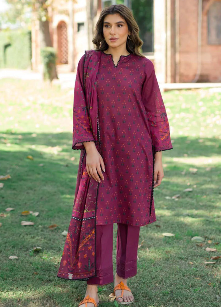 Sahar Printed Lawn Suit Unstitched 3 Piece SHR24S S24-PL-V2-02 - Summer Collection