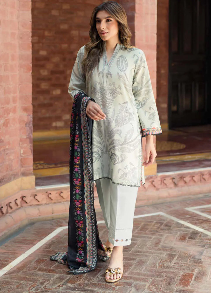 Sahar Printed Lawn Suit Unstitched 3 Piece SHR24S S24-PL-V2-04 - Summer Collection