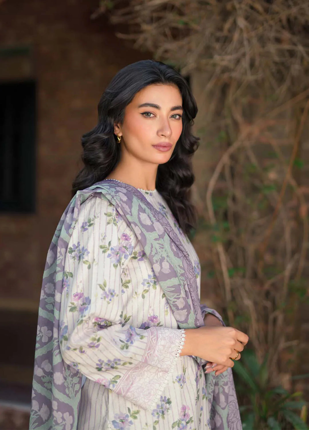 Sahar Printed Lawn Suit Unstitched 3 Piece SHR24S S24-PL-V2-05 - Summer Collection