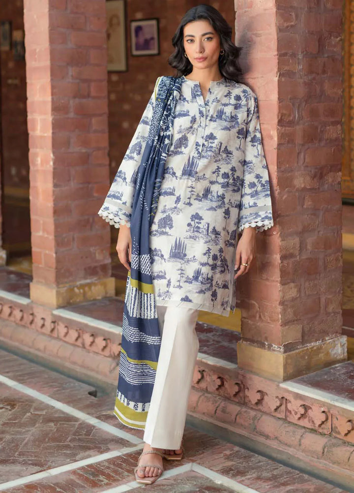 Sahar Printed Lawn Suit Unstitched 3 Piece SHR24S S24-PL-V2-06 - Summer Collection