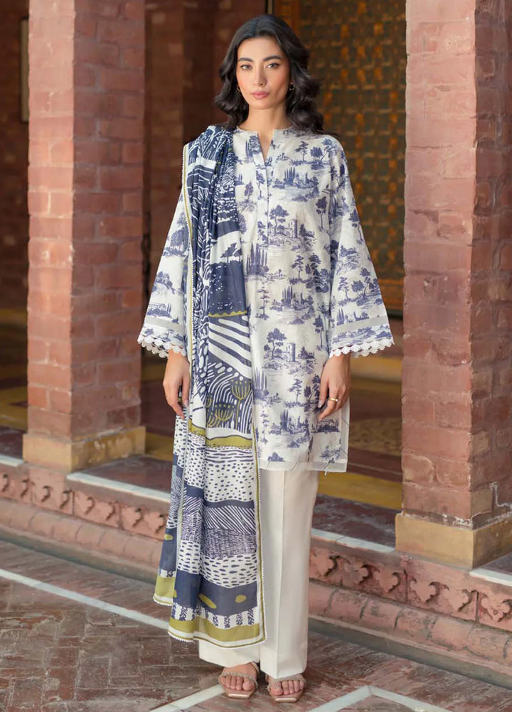 Sahar Printed Lawn Suit Unstitched 3 Piece SHR24S S24-PL-V2-06 - Summer Collection