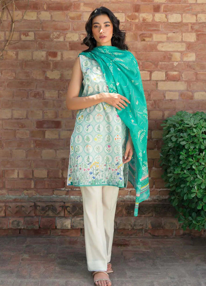 Sahar Printed Lawn Suit Unstitched 3 Piece SHR24S S24-PL-V2-07 - Summer Collection
